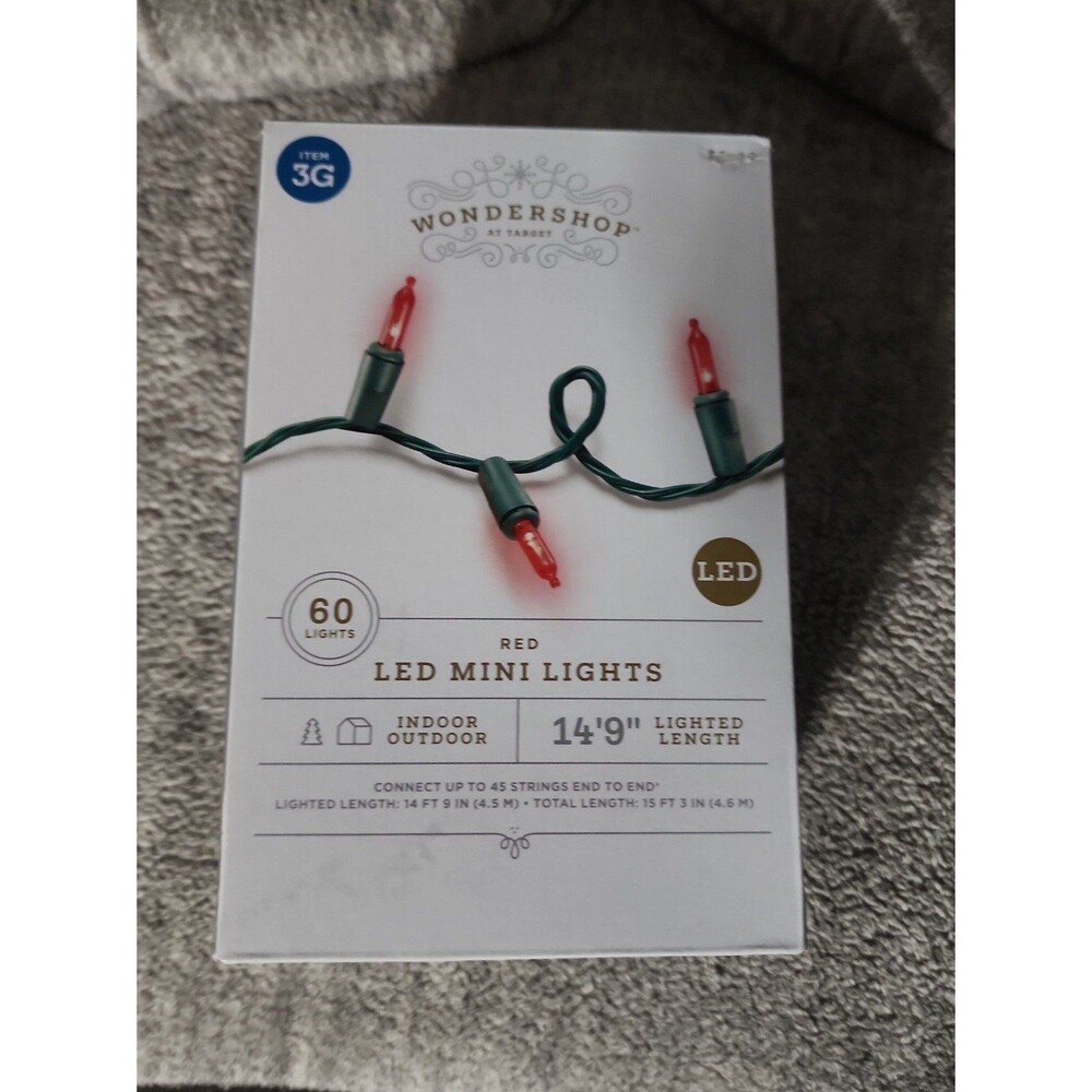 Wondershop Red LED Mini lights